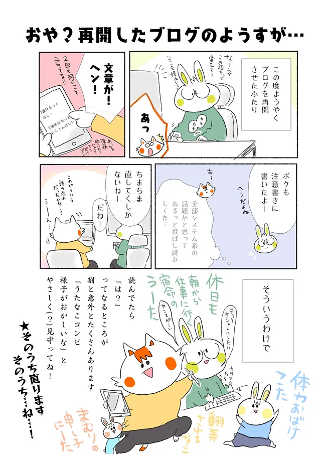 おや？ブログのようすが…