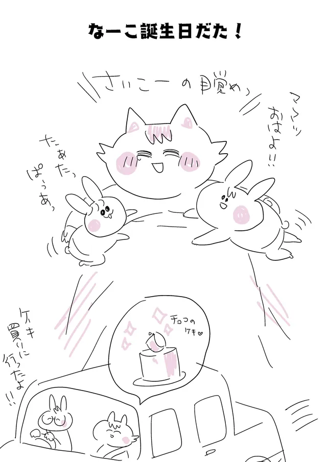 なーこ誕生日だた！