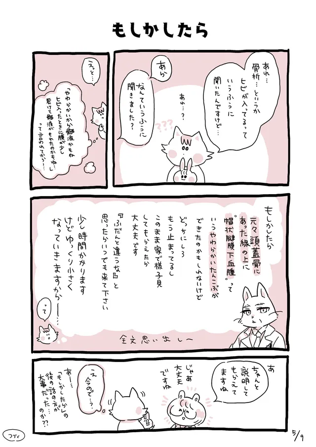 頭蓋骨にヒビ？！事件5/9